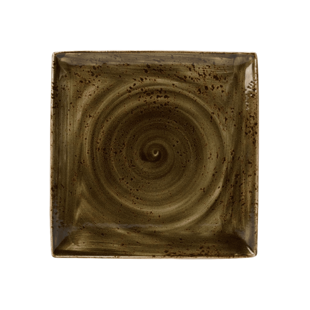 Fuente Cuadrada Craft 27 X 27 Cm Steelite
