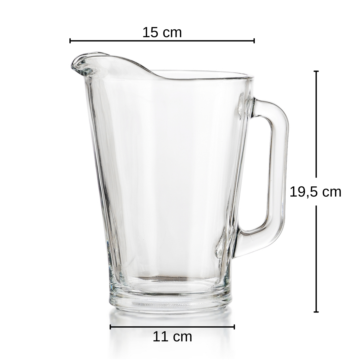 Crisa Pitchers Jarra  1774 ml Caja x 6