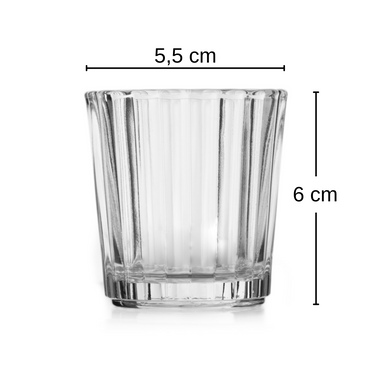 Crisa Fondo Grueso Vaso Votivo  83 ml Caja x 48
