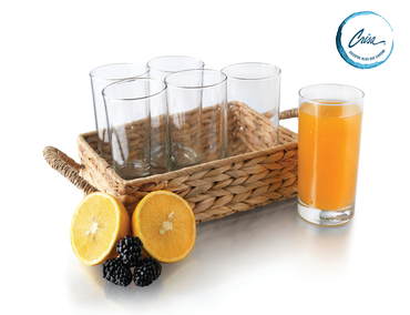 Crisa Fondo Grueso Vaso Beverage 310 ml  Caja x 24