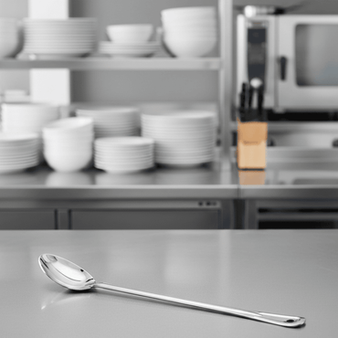 Cuchara De Servir Lisa De Acero Inoxidable 38 Cm Bar Kitchen