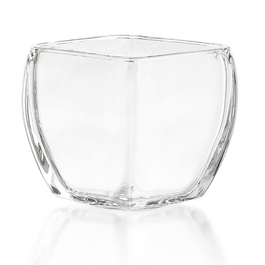 Crisa Porta Velas Portavelas Cuadrado 300 ml  Caja x 12