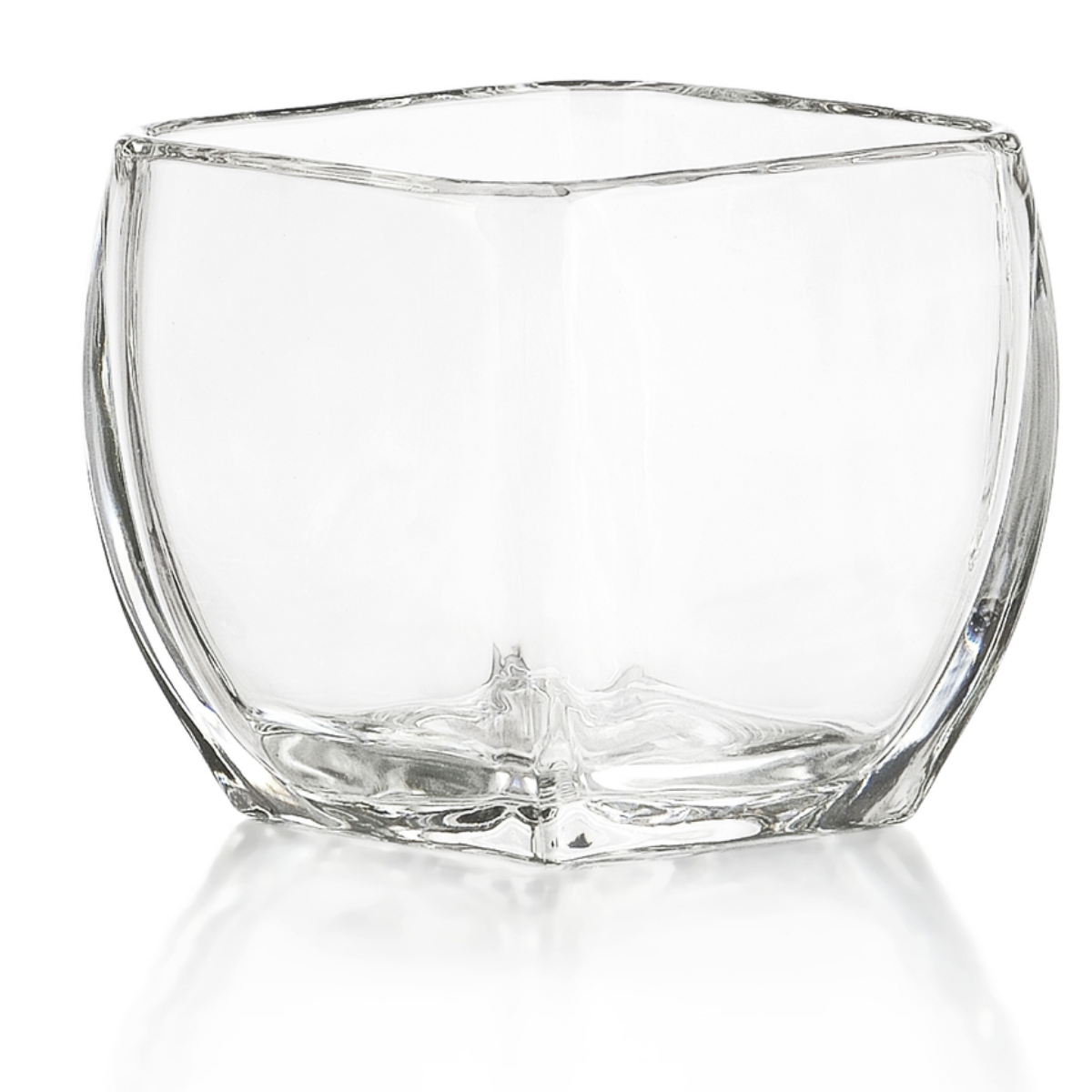 Crisa Porta Velas Portavelas Cuadrado 710 ml  Caja x 12
