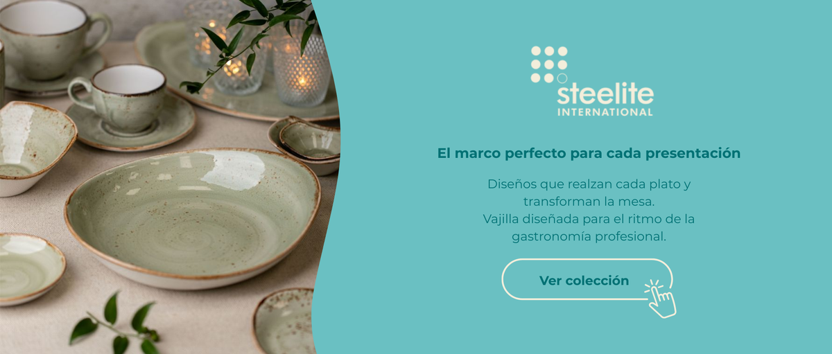 Vajilla profesional Steelite para restaurantes, hoteles y servicios de gastronomía