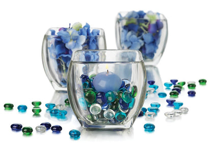 Crisa Porta Velas Portavelas Cuadrado 466 ml  Caja x 12