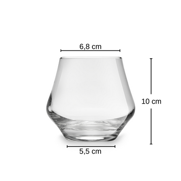 Libbey Arome Vaso Whisky Double Old Fashioned 350 ml  Caja x 6