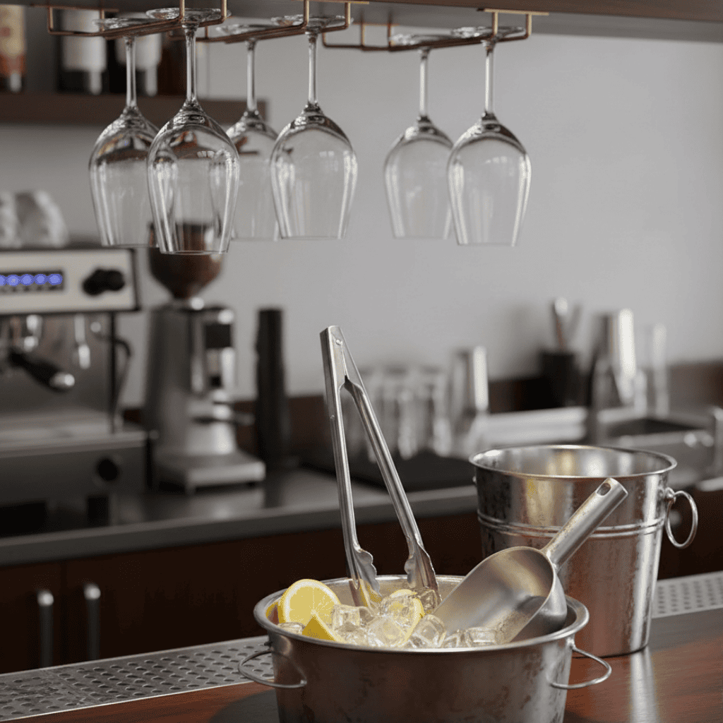 Pinza Acero Resorte Traba 24Cm Bar Kitchen