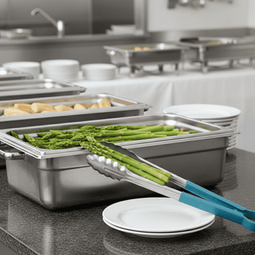 Pinza De Acero Mango Pvc Azul 40 Cm Bar Kitchen