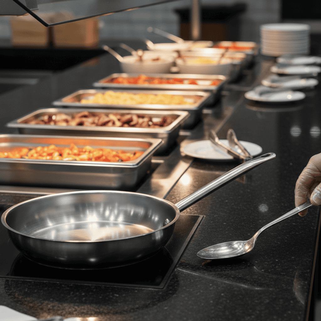 Sarten Acero Inoxidable Triple Fondo Bar Kitchen