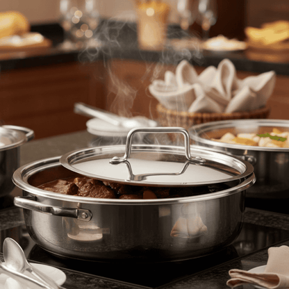 Tapa Cacerola Acero Inoxidable Bar Kitchen