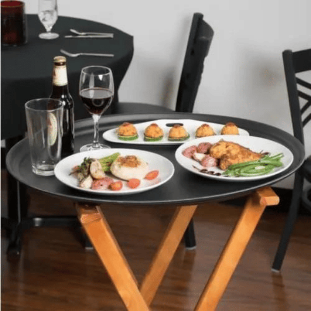 Bandeja Fibra De Vidrio Antideslizante Ovalada Bar Cocktail