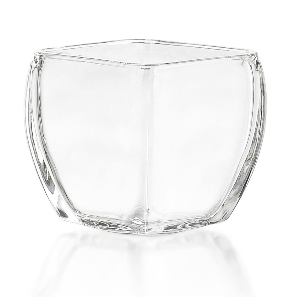 Crisa Porta Velas Portavelas Cuadrado 300 ml  Caja x 12