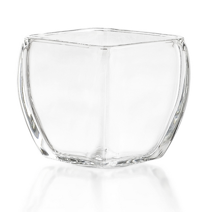 Crisa Porta Velas Portavelas Cuadrado 300 ml  Caja x 12