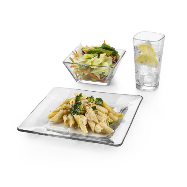 Crisa Tempo Plato Cuadrado 23 x 23 cm - Imagen 2